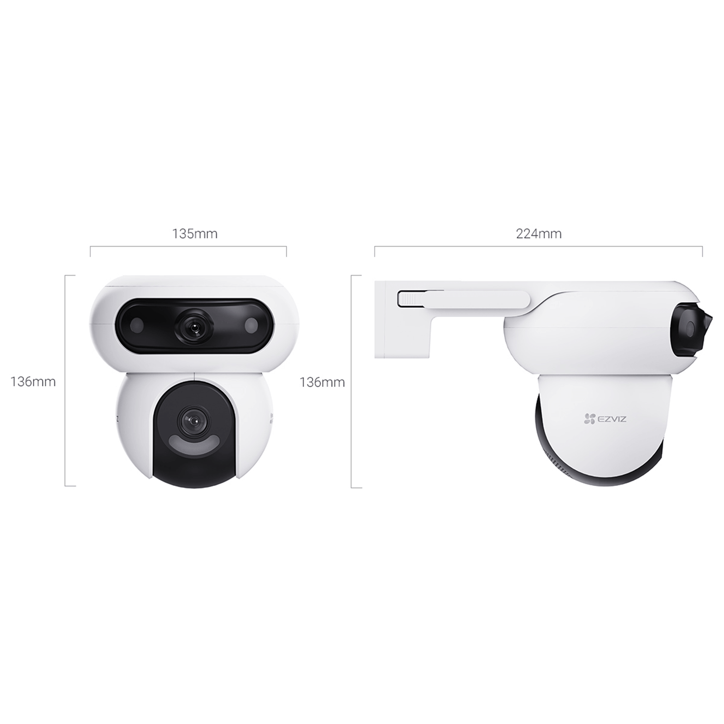 EZVIZ H90 2K+ Wifi Dual Lens Schwenk- & Neige Kamera
