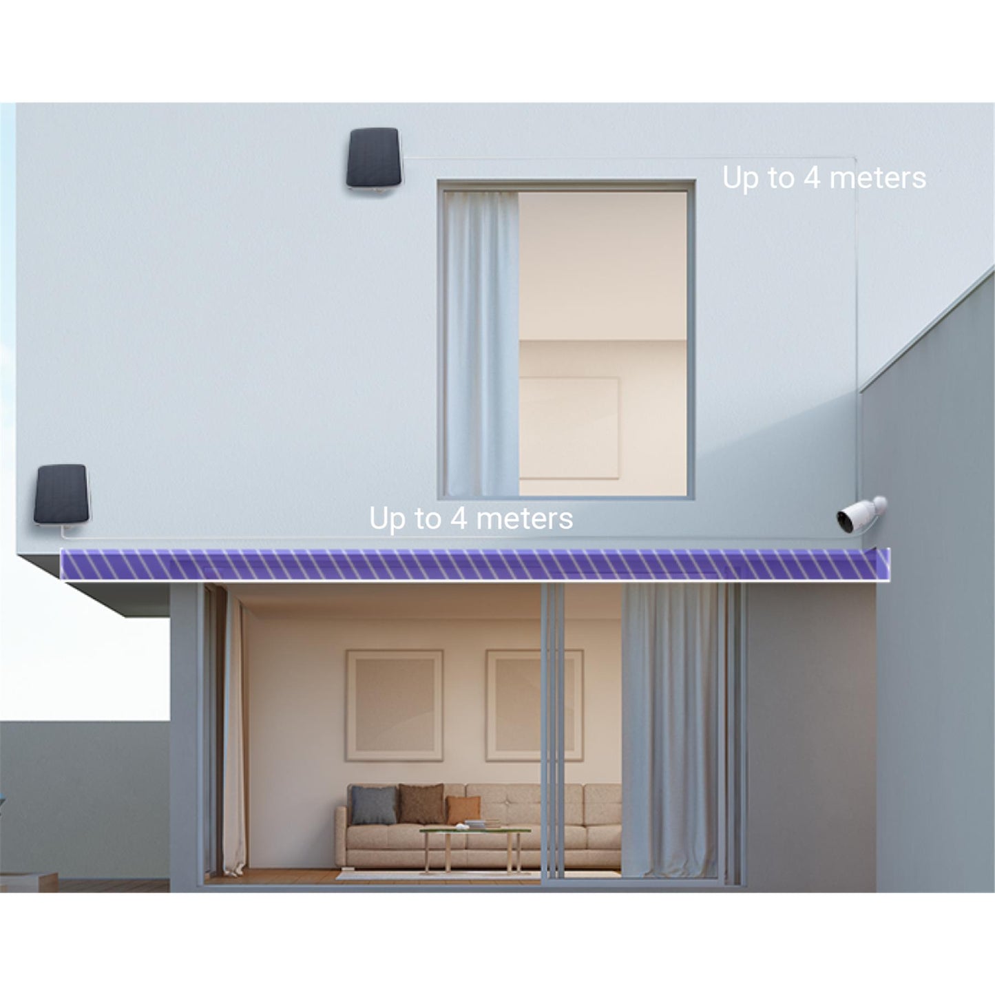 Ezviz Solar Ladegerät Modell D mit Mikro-USB-Anschluss