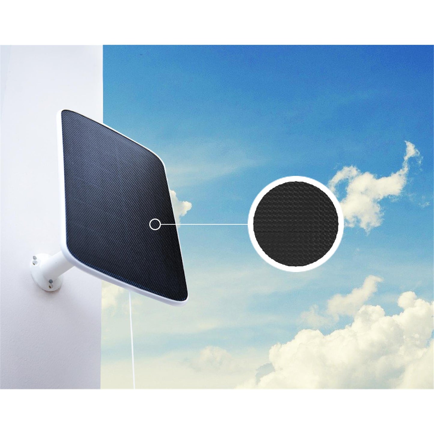 Ezviz Solar Ladegerät Modell D mit Mikro-USB-Anschluss