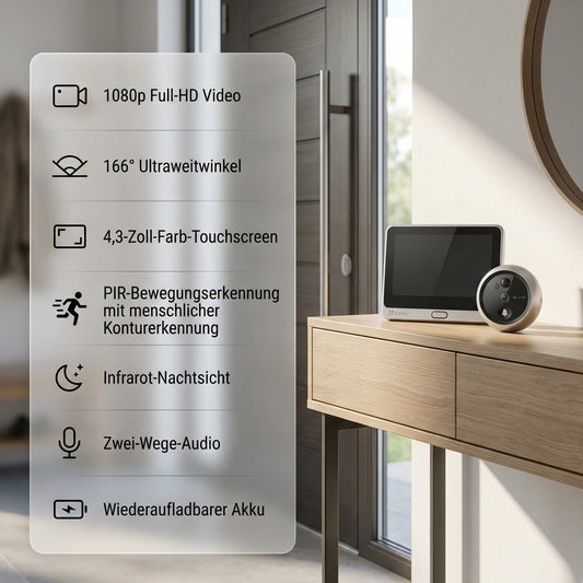 Die optimale Sicherheit für Ihr Zuhause: EZVIZ kabellose Türklingel inkl. Kamera DP2 2K als Problemlöser