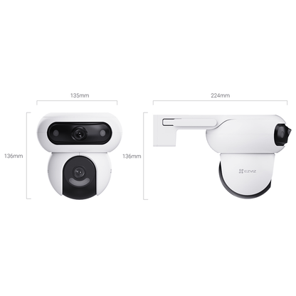 EZVIZ H90 2K+ Wifi Dual Lens Schwenk- & Neige Kamera