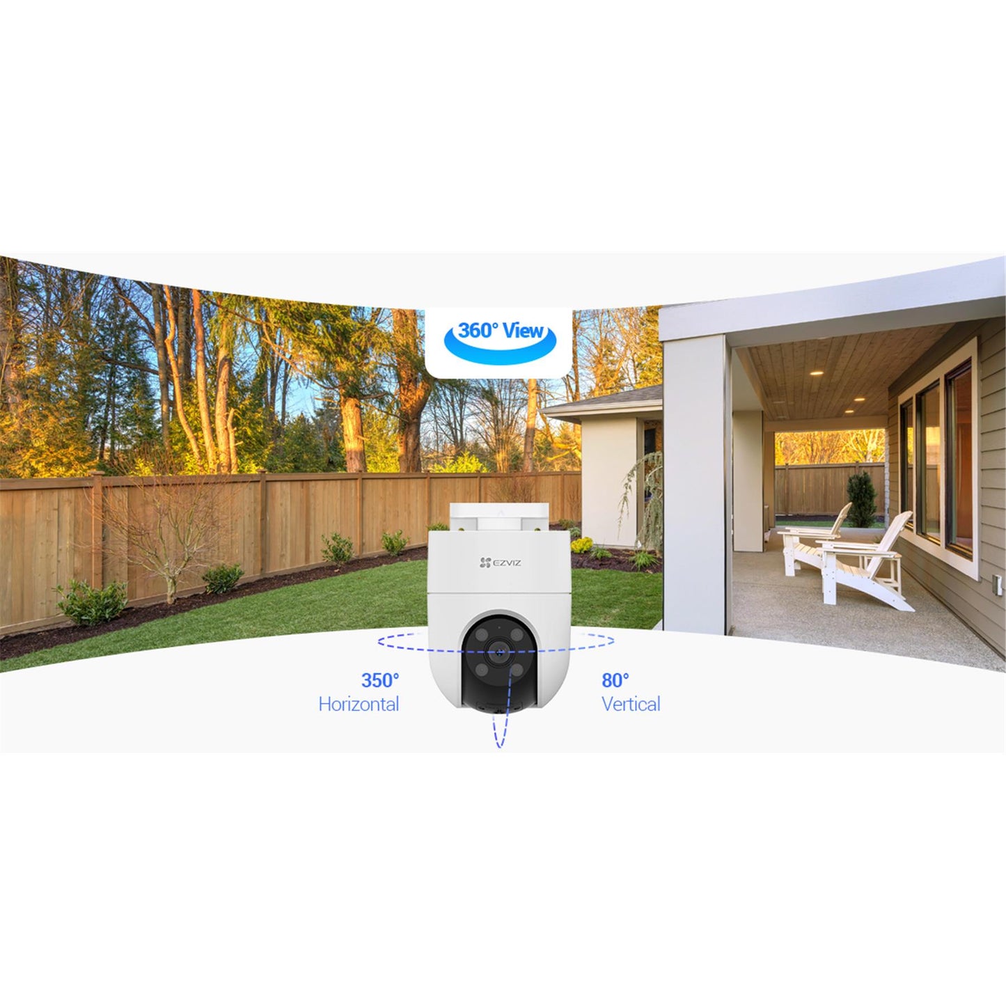 EZVIZ H8c Outdoor WLAN 2MP Schwenk- & Neige Kamera